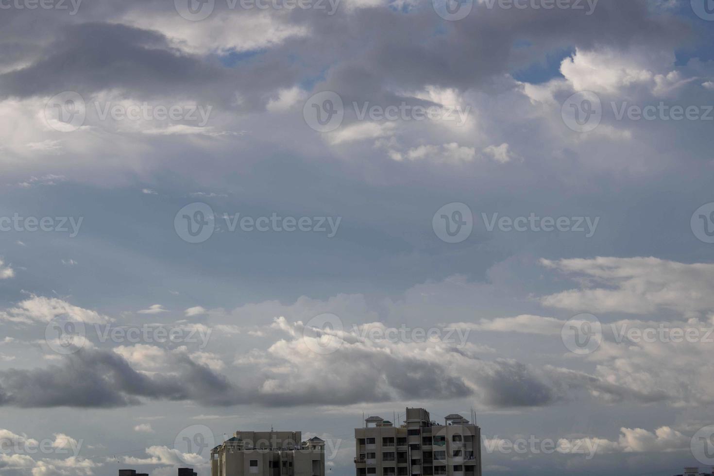 Summer blue sky cloud gradient light white background. Beauty clear cloudy in sunshine calm bright winter air bacground. Gloomy vivid cyan landscape in environment day horizon skyline view spring wind photo