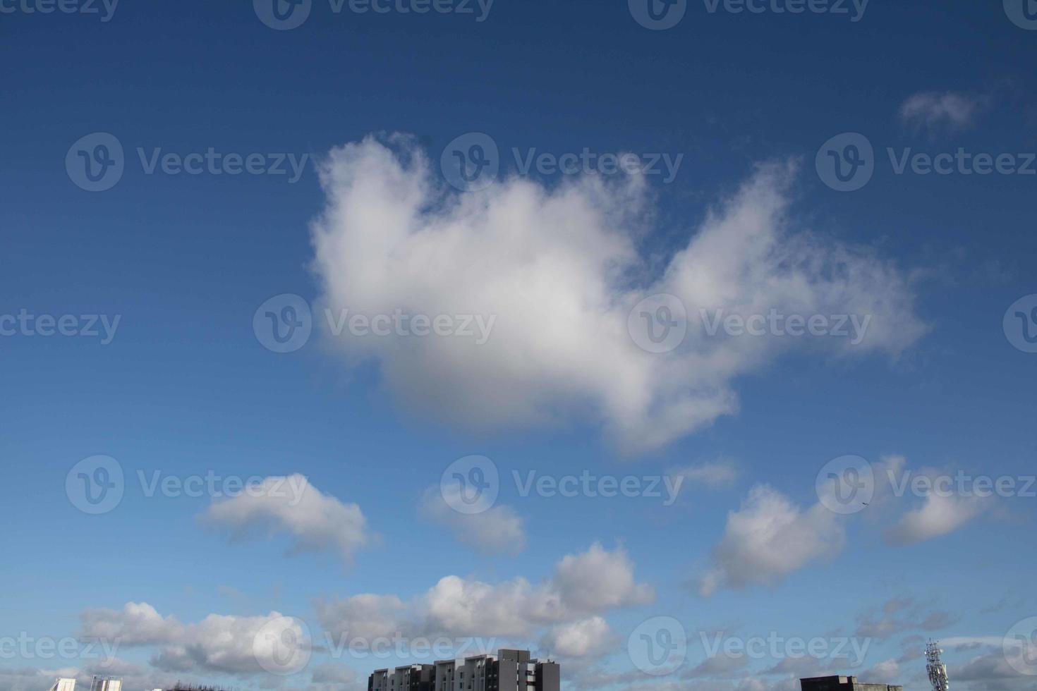 Summer blue sky cloud gradient light white background. Beauty clear cloudy in sunshine calm bright winter air bacground. Gloomy vivid cyan landscape in environment day horizon skyline view spring wind photo