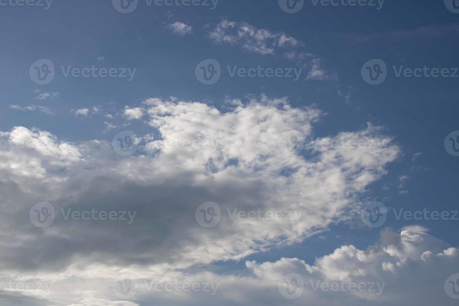Summer blue sky cloud gradient light white background. Beauty clear cloudy in sunshine calm bright winter air bacground. Gloomy vivid cyan landscape in environment day horizon skyline view spring wind photo