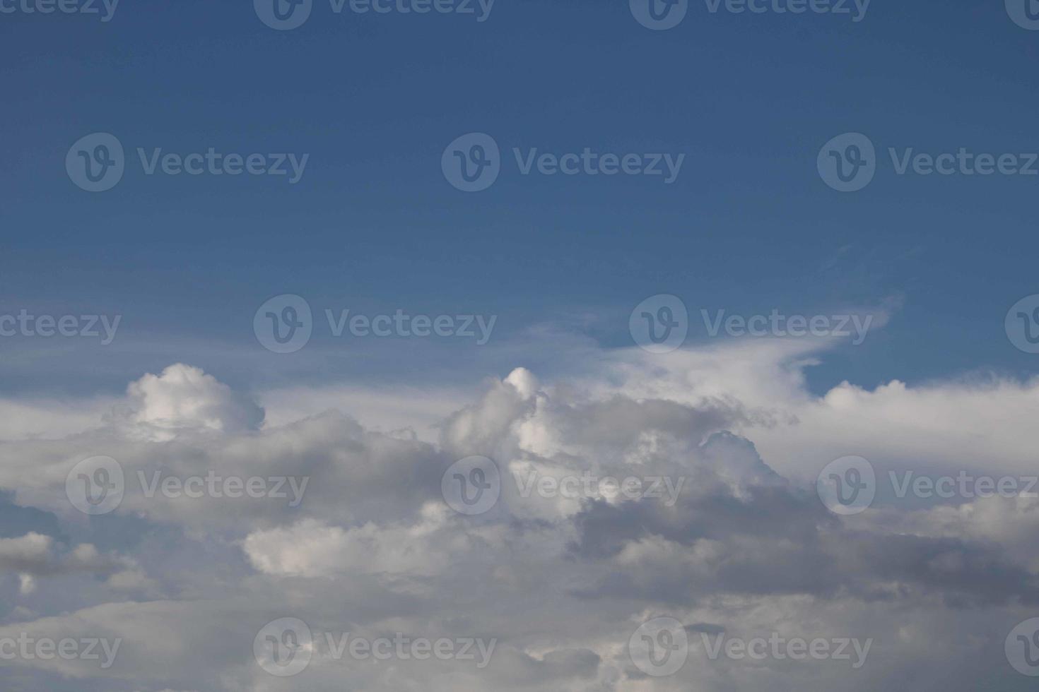 Summer blue sky cloud gradient light white background. Beauty clear cloudy in sunshine calm bright winter air bacground. Gloomy vivid cyan landscape in environment day horizon skyline view spring wind photo