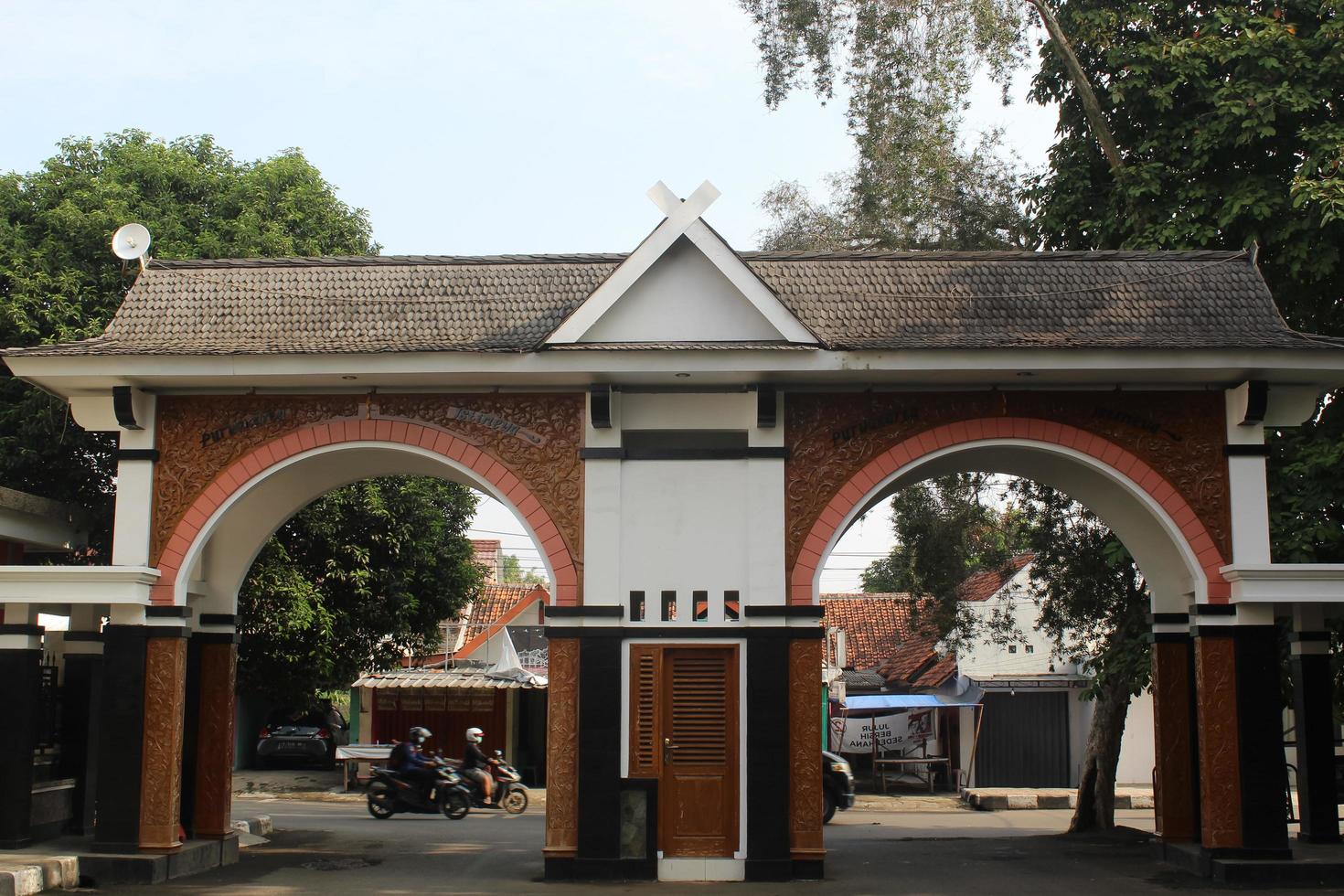 gate in Purwakarta square photo