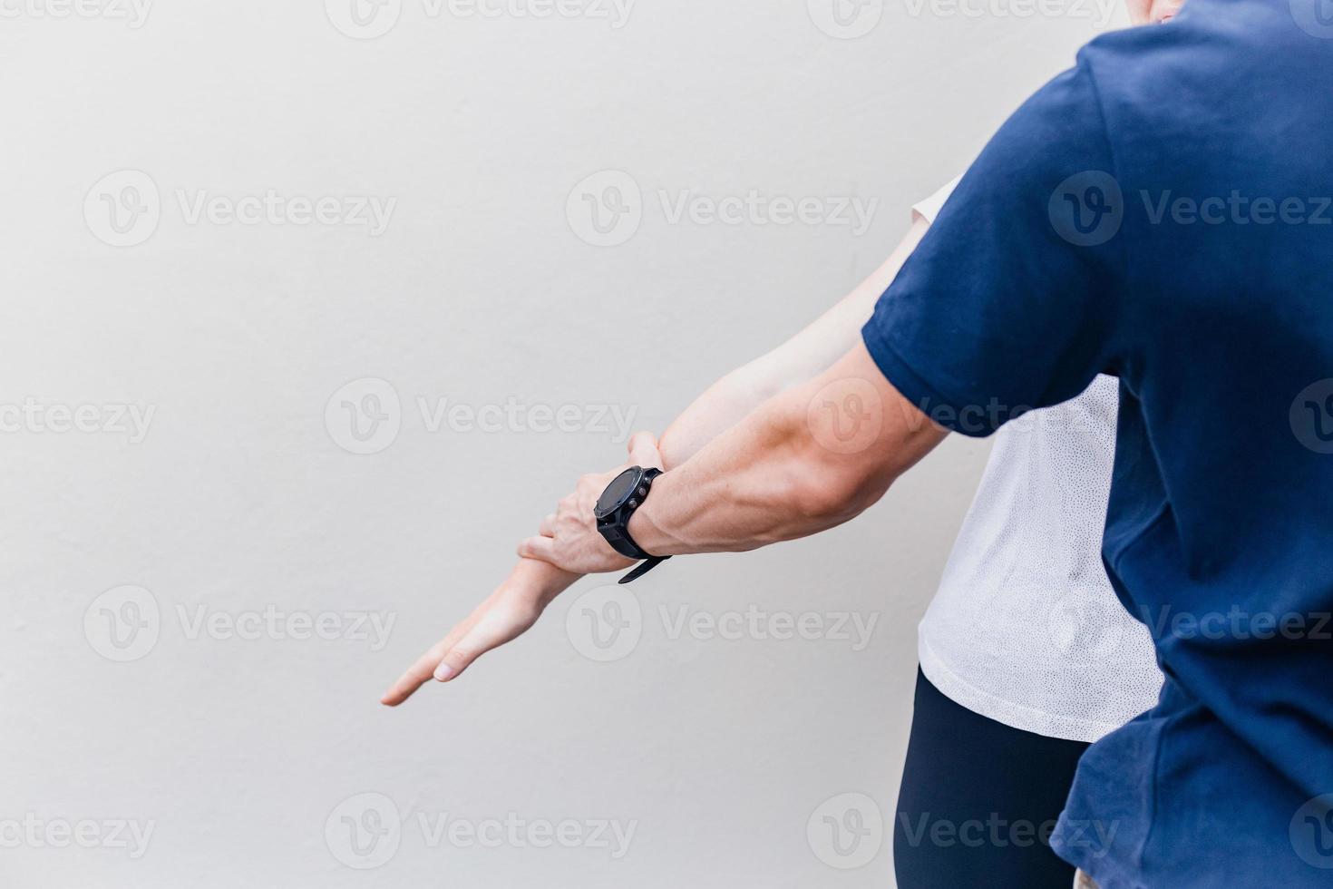 Biokineticist Working With Patient photo