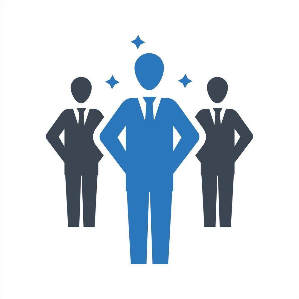 Business expert team icon, Business executive team, leadership, Creative business team, support team vector