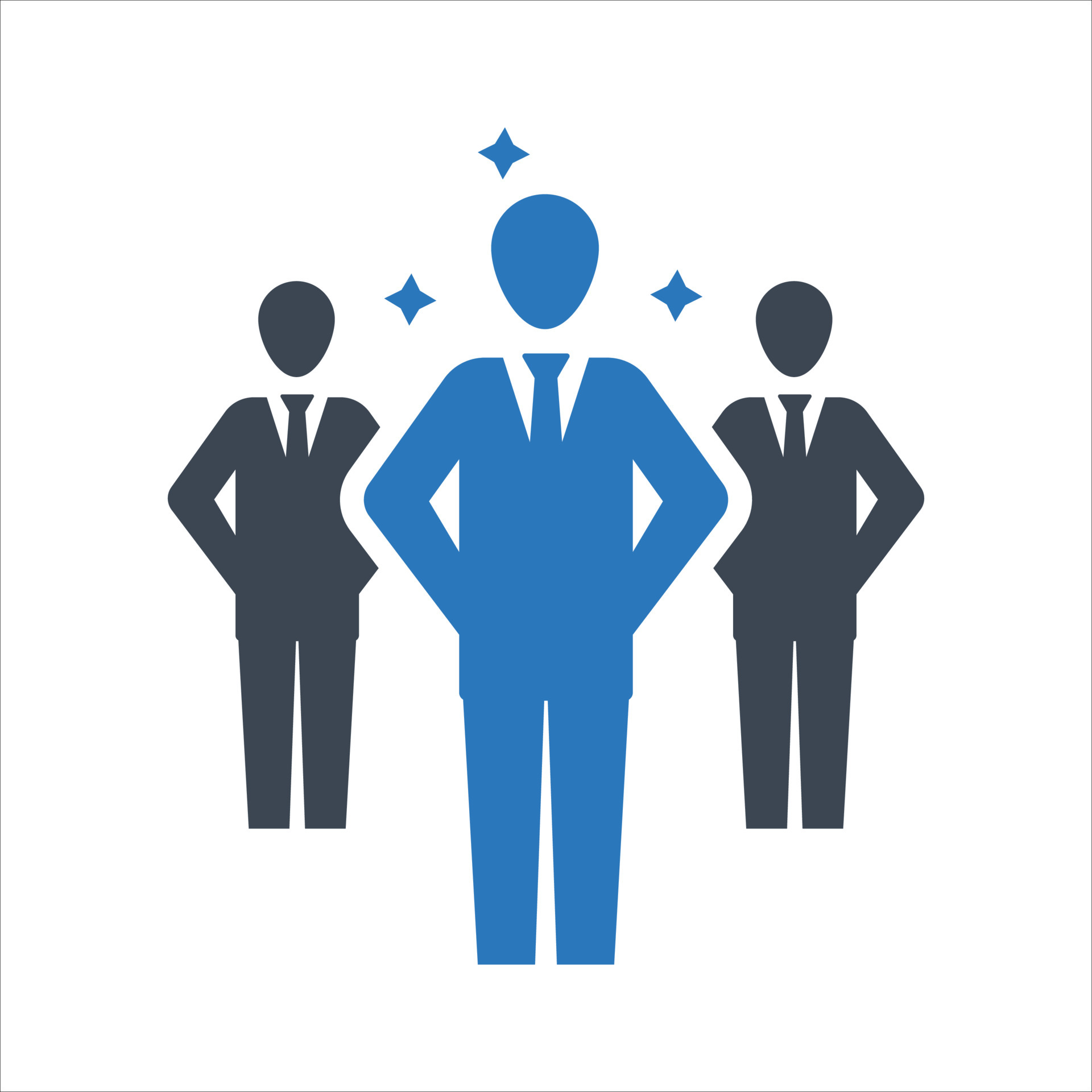 Business expert team icon, Business executive team, leadership 