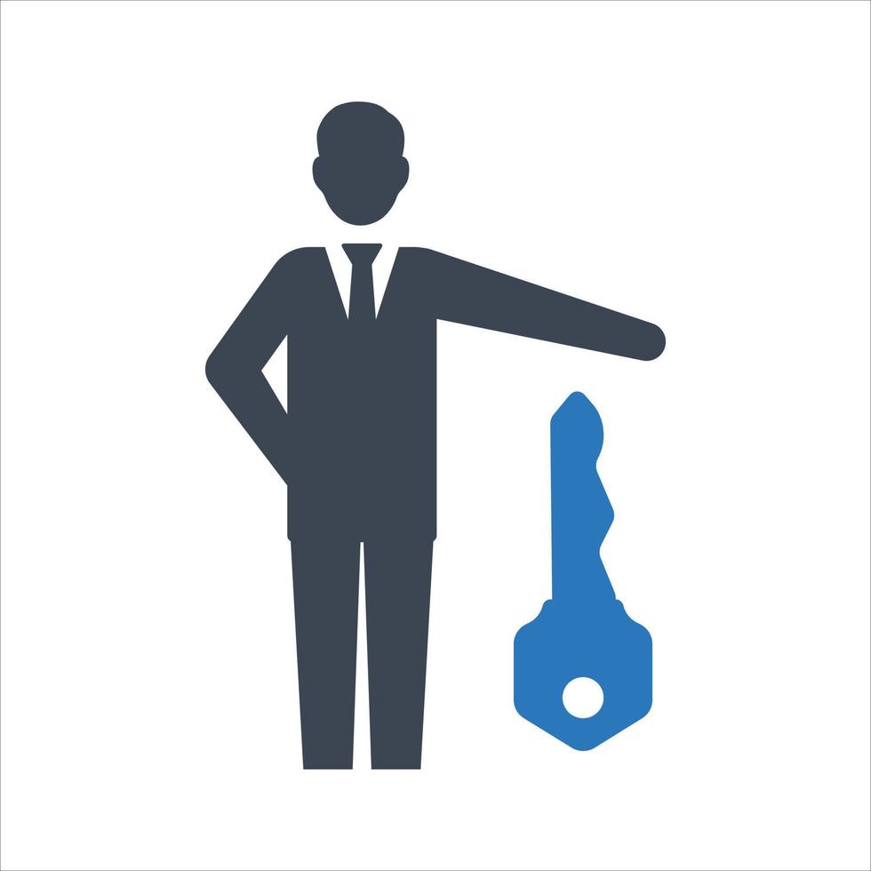 Business success key, Success key, bank security icon vector