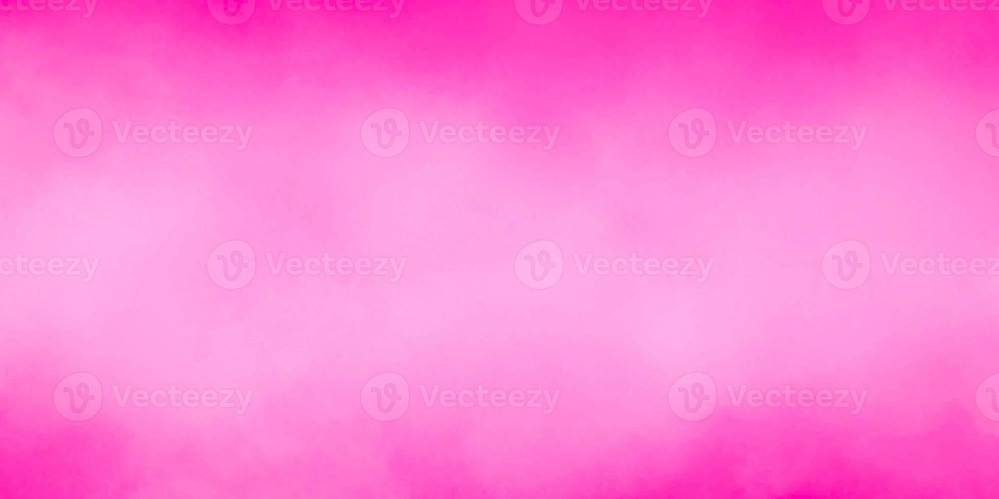 abstract pink color background with watercolor paint photo