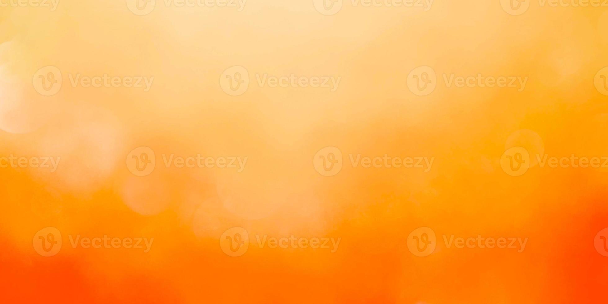 abstract orange backgroundand summer background with light bokeh photo