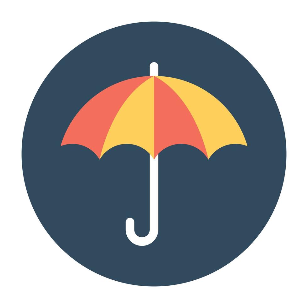 Trendy Umbrella Concepts vector