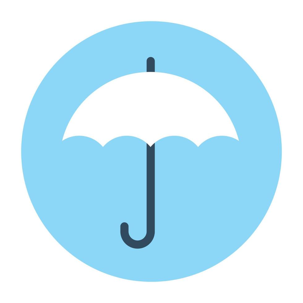 Trendy Umbrella Concepts vector