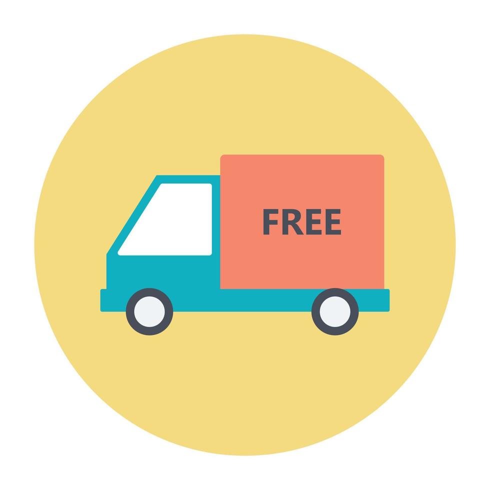 Free Delivery Van vector