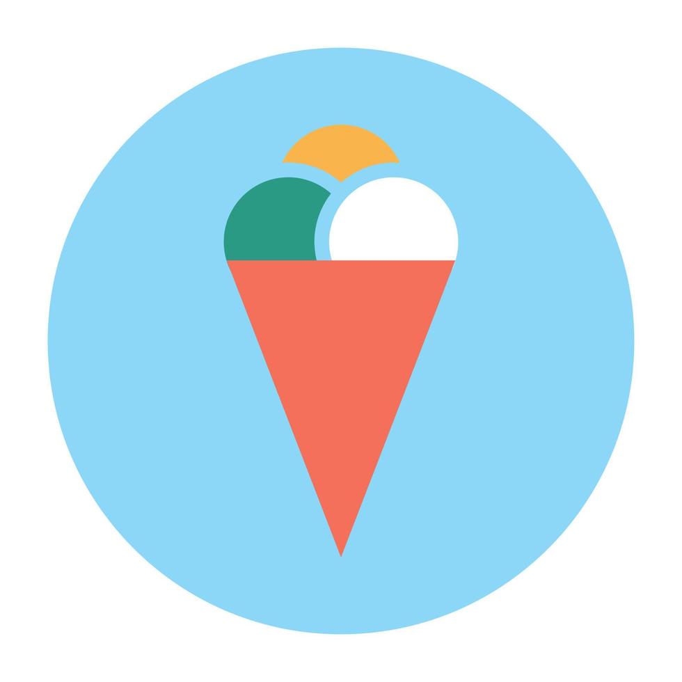 Ice Cone Concepts vector