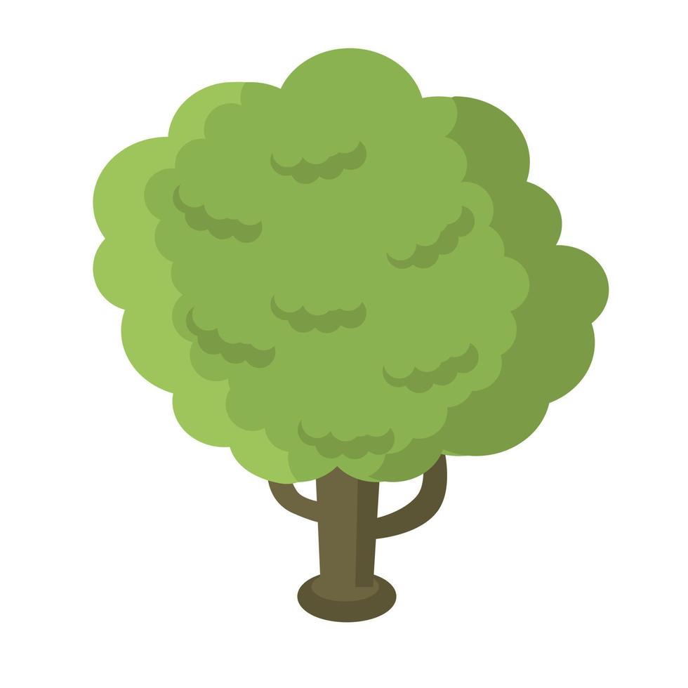 Isometric tree icon vector illustration.