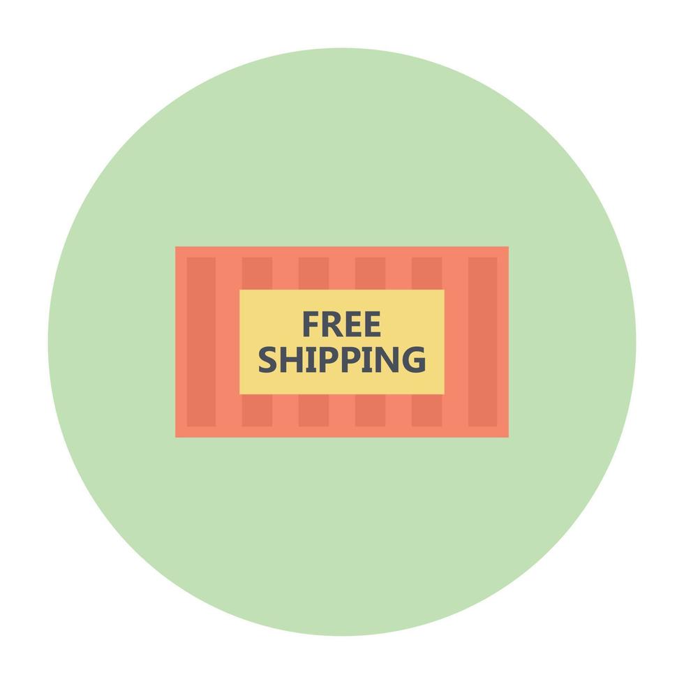 Free Shipping Concepts vector