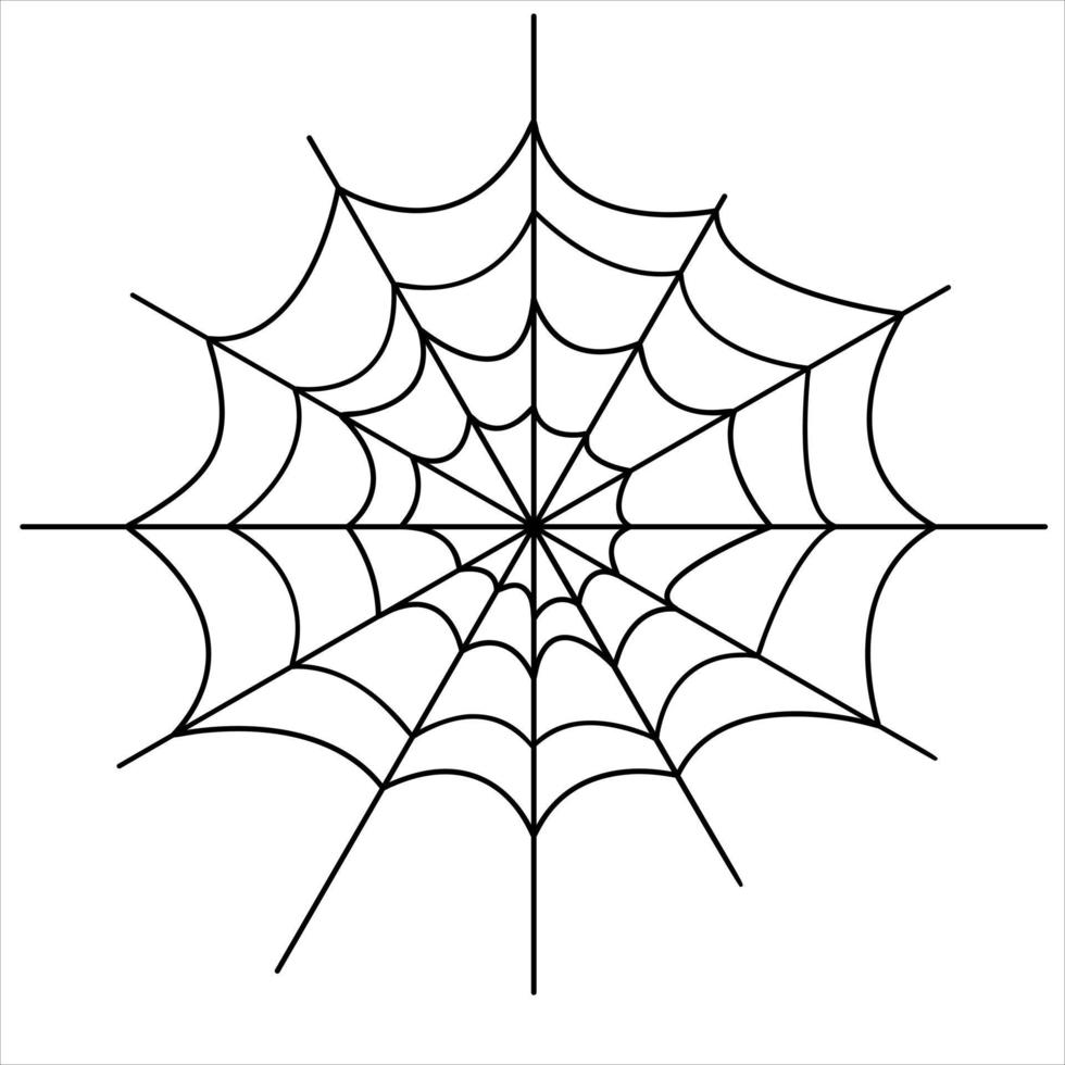 Spider web icon vector illustration