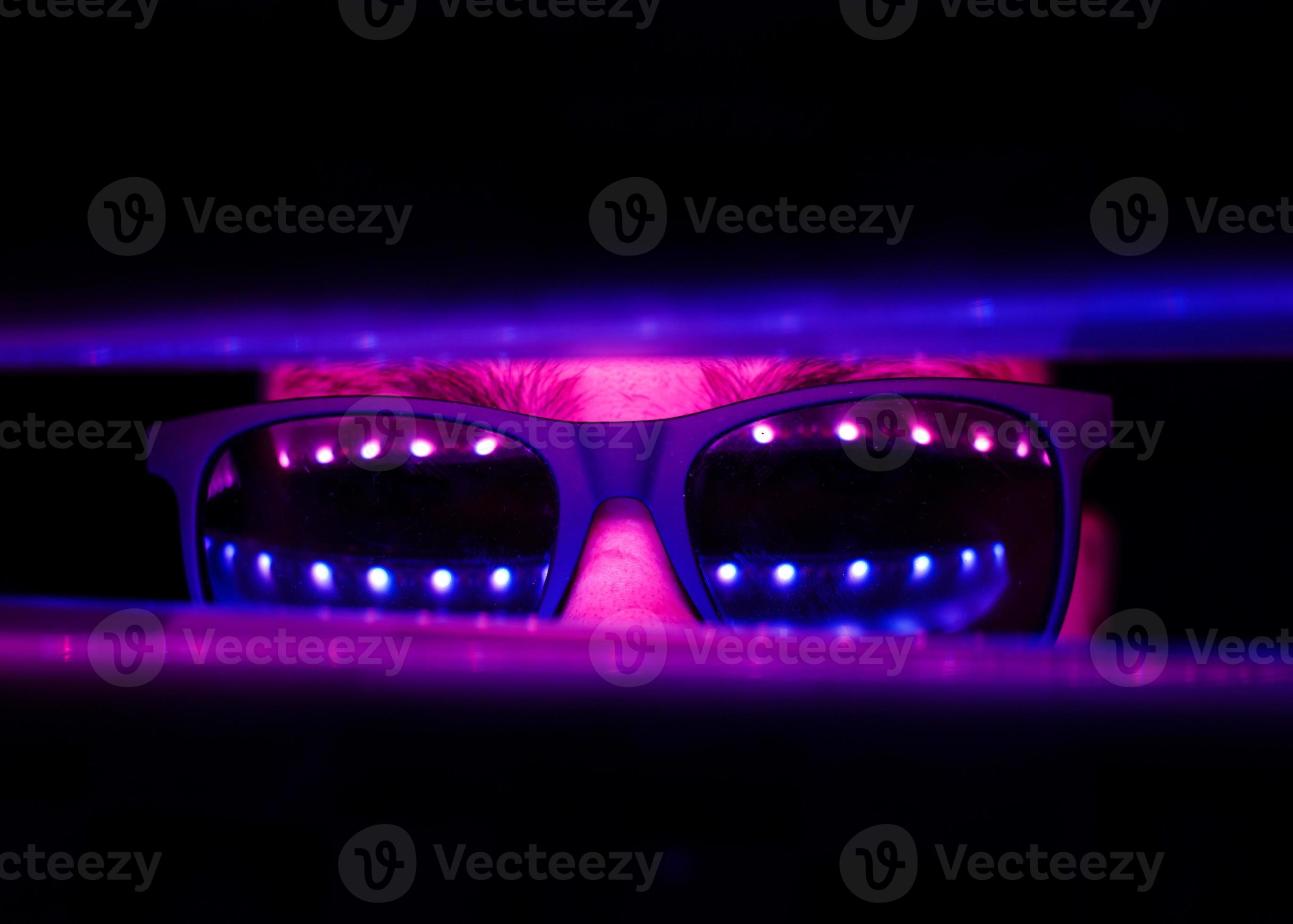 man in neon sunglasses 5967357 Stock Photo at Vecteezy