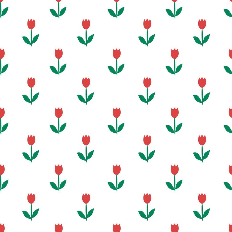 Seamless flowers. Seamless pattern. Flower background. Wrapping paper pattern. Pattern for spring decoration. Seamless vector pattern.