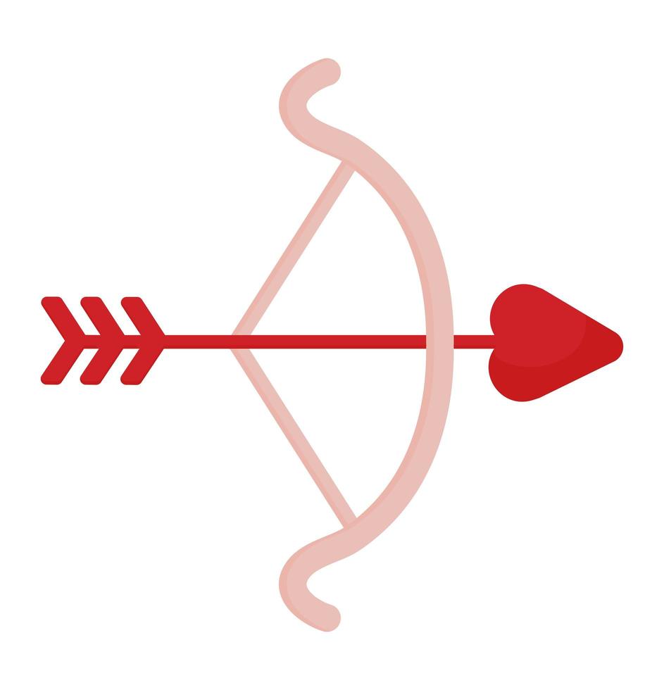 pink cupid bow vector