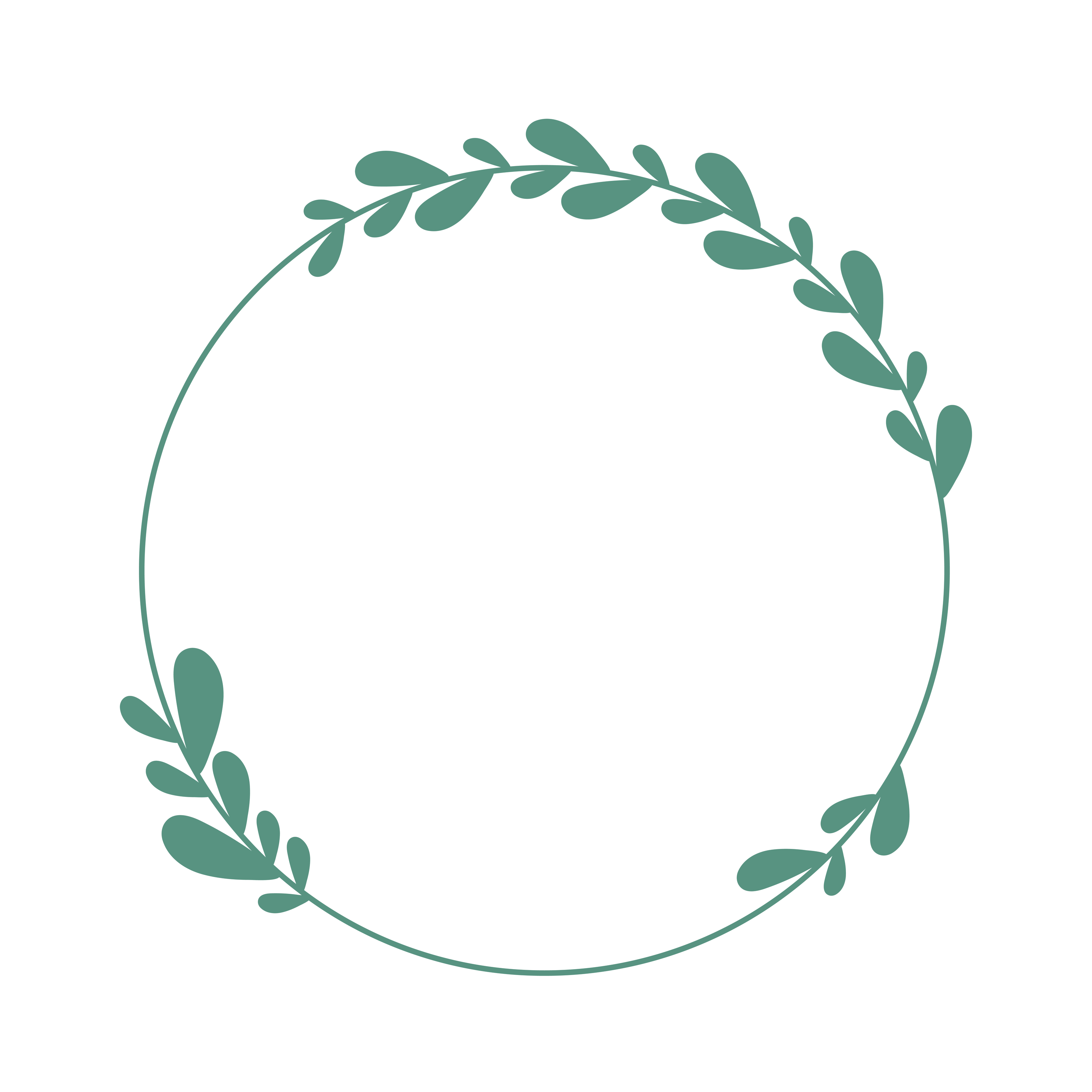 green laurel wreath 5968170 Vector Art at Vecteezy