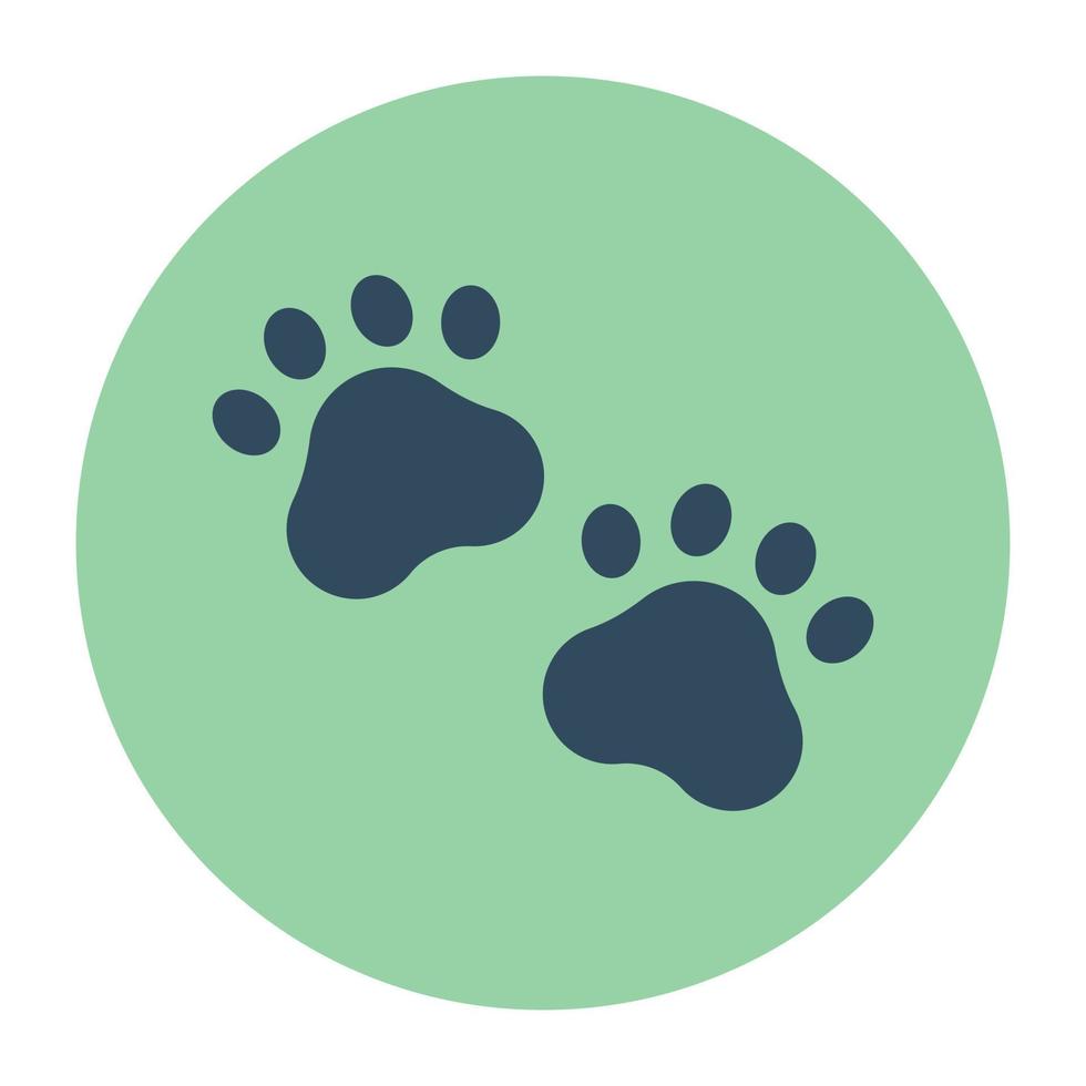 Dog Paw Concepts vector