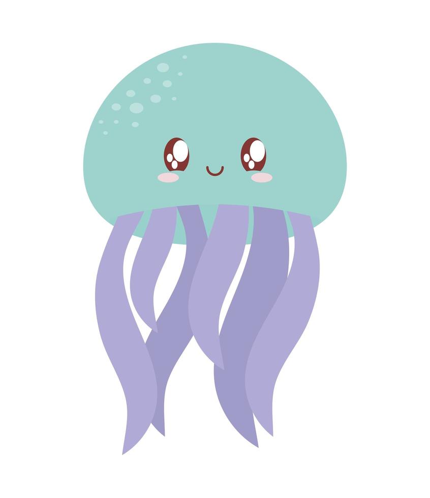 nice baby jellyfish vector