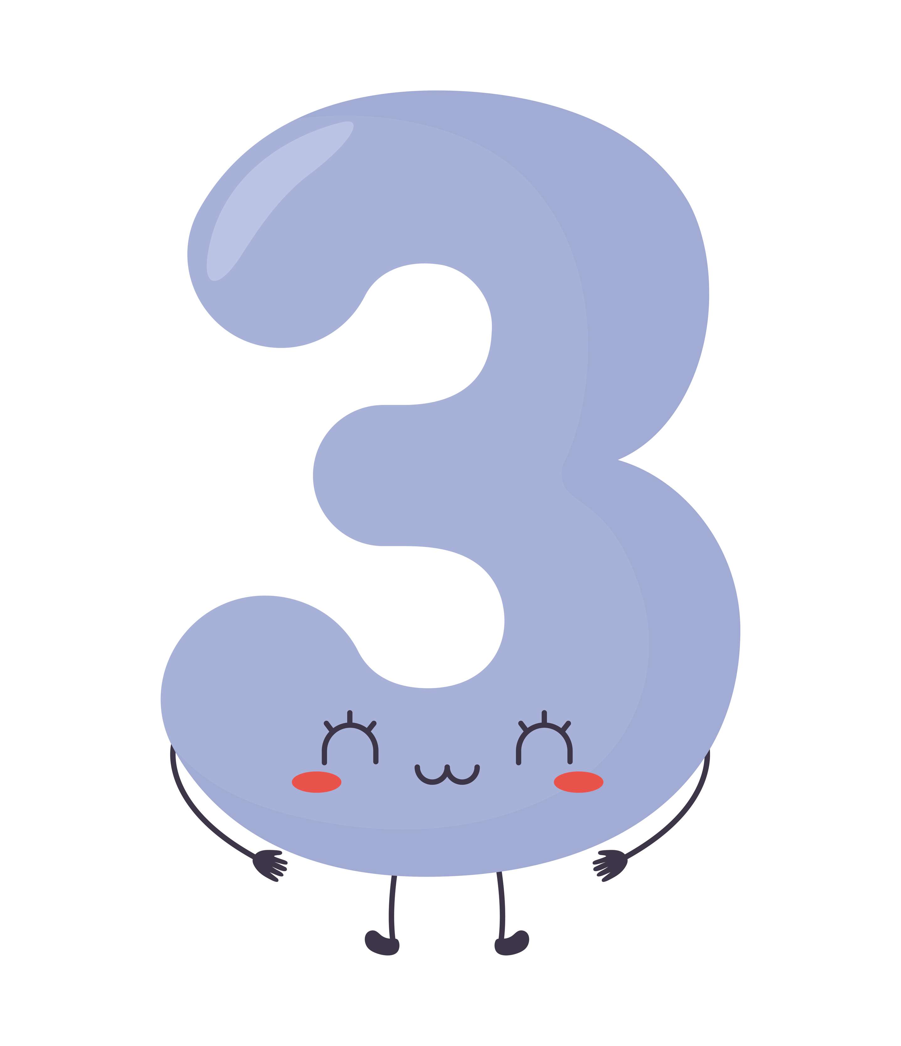 número tres kawaii 5968648 Vector en Vecteezy número tres kawaii 5968648 Vector en Vecteezy