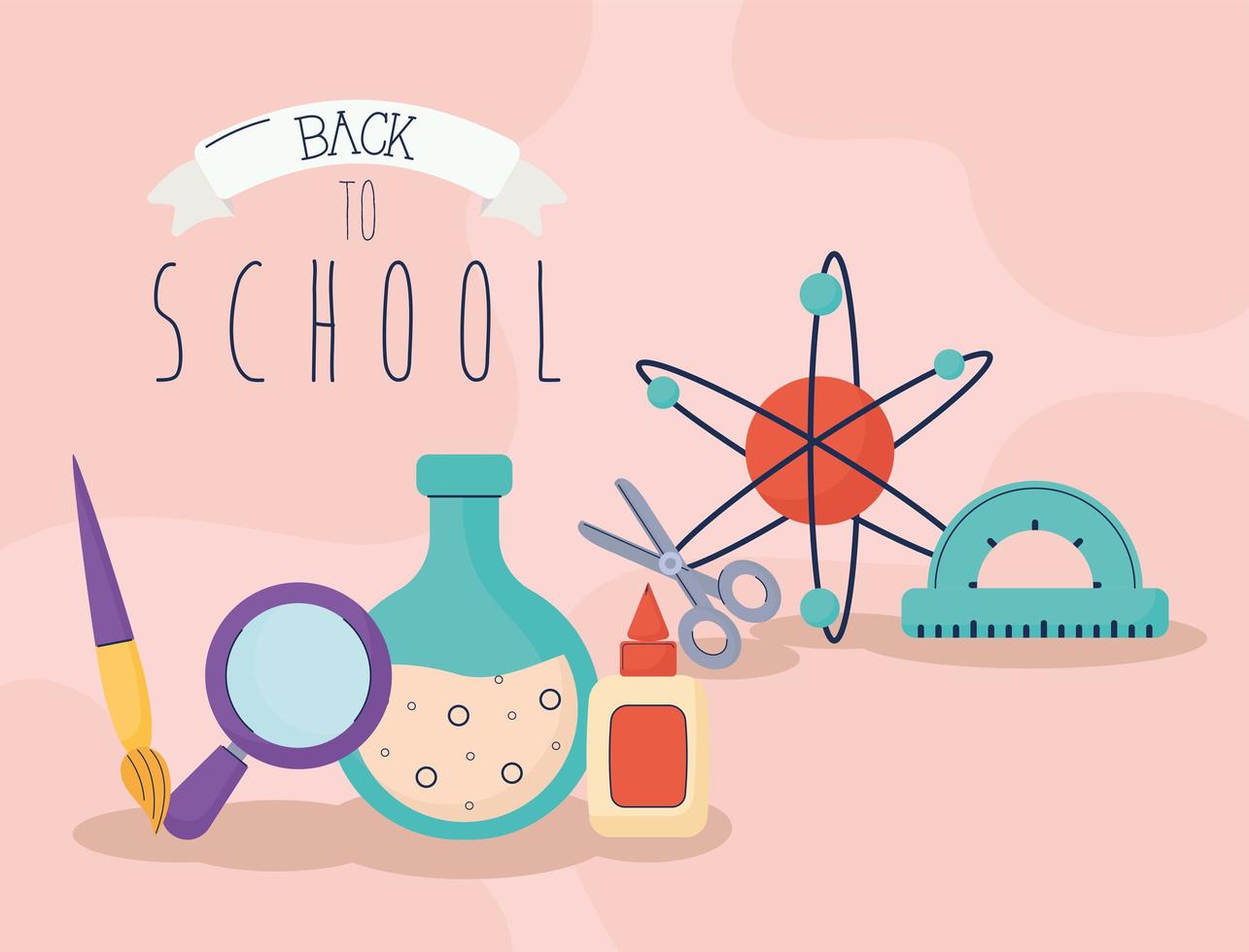 great back to school design vector