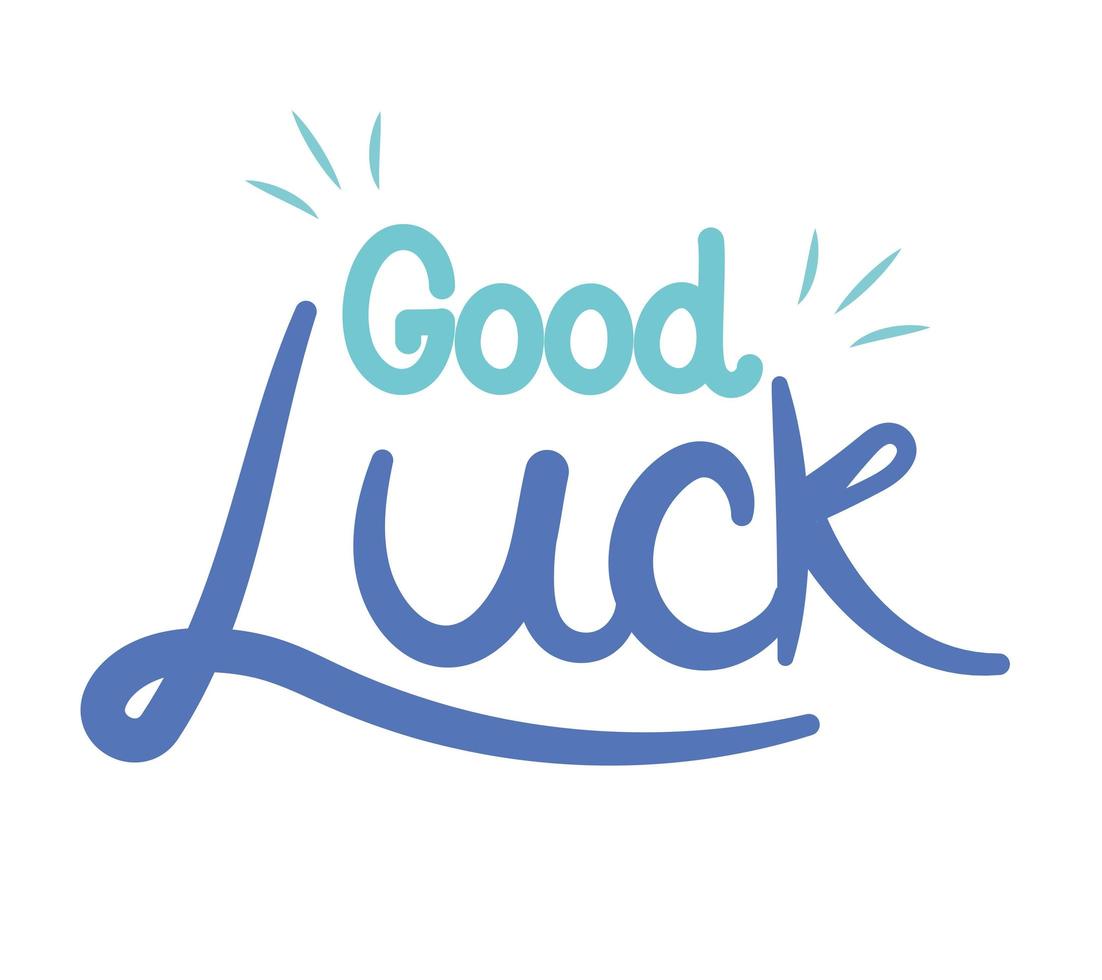 good luck script vector