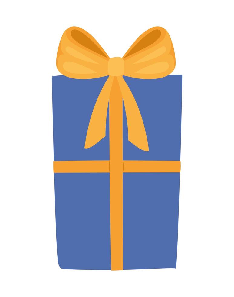 caja de regalo navideña vector