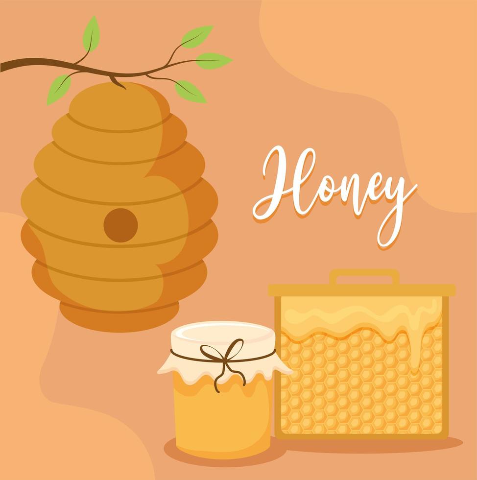 honey process design vector