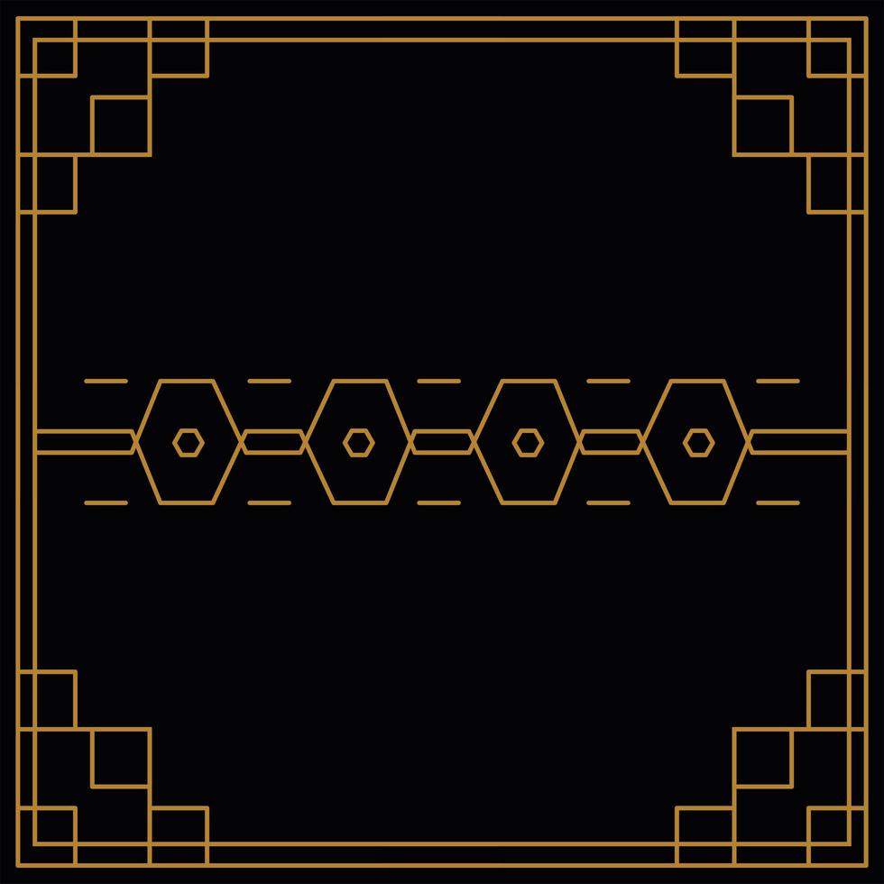 art deco cartel vector