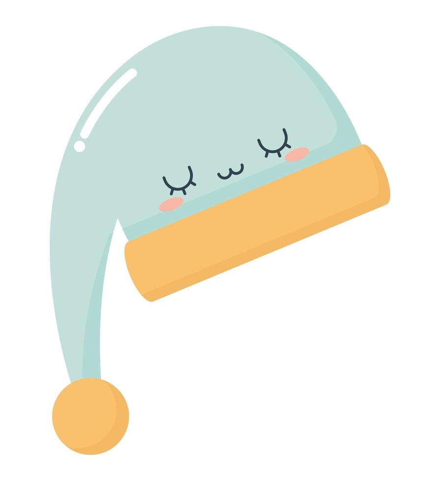 sleep hat design vector