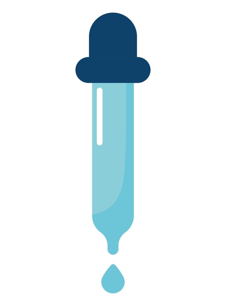 blue dropper illustration vector