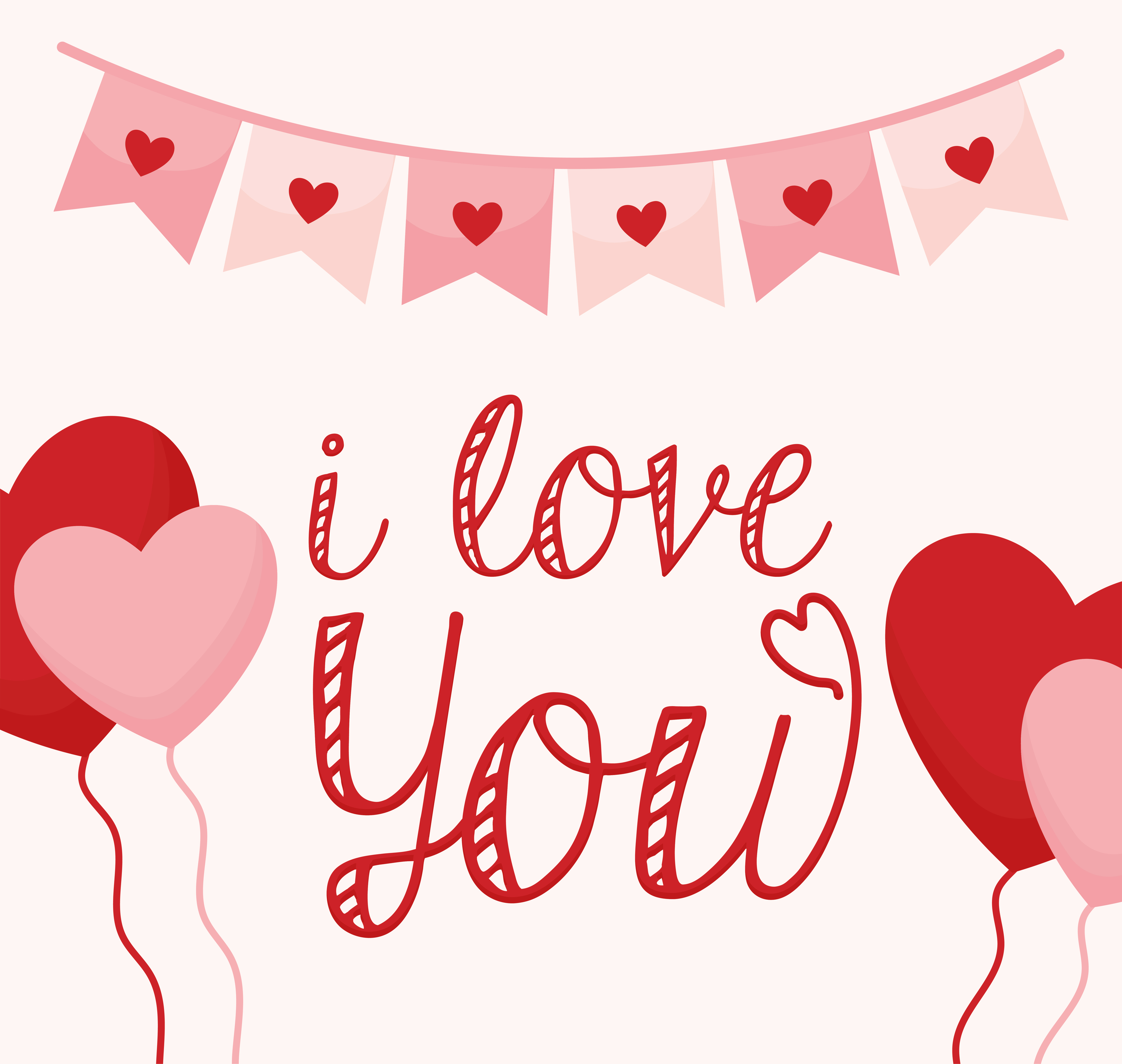 Cute Love Card 5968974 Vector Art At Vecteezy Cute Love Card 5968974 Vector Art At Vecteezy