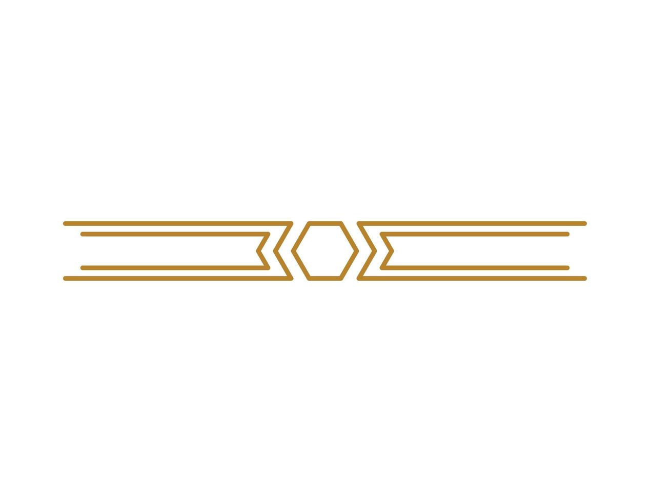 geometric art deco design vector