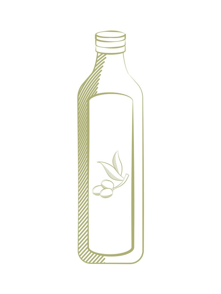 olive oil jar icon vector
