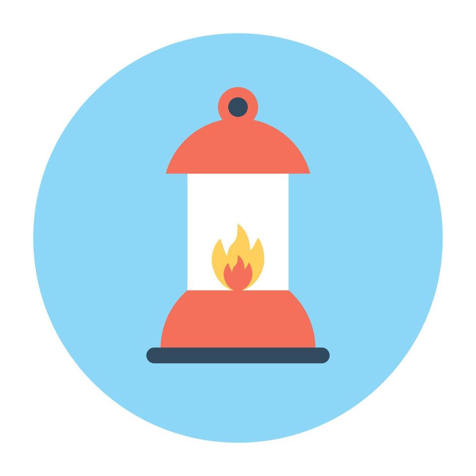 Flame Lantern Concepts vector