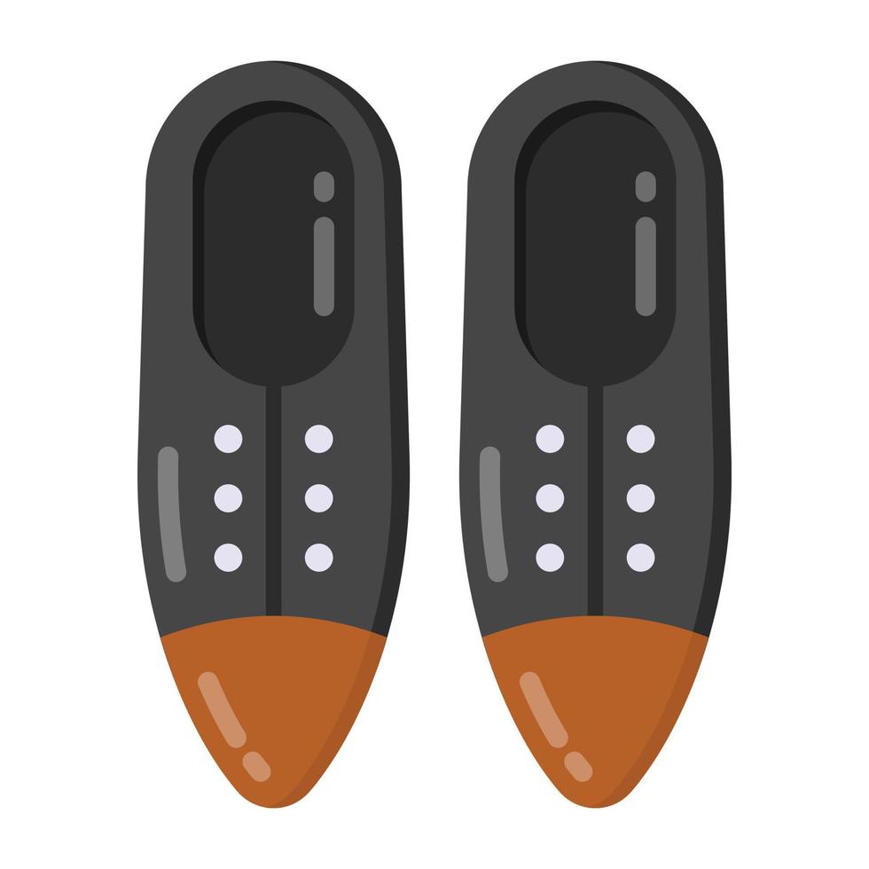 A fashion shoes icon in flat style vector