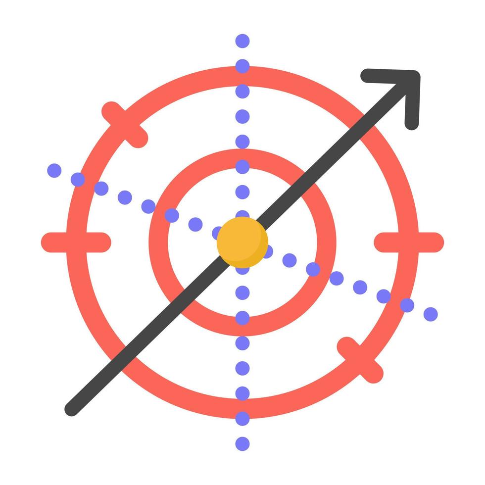 A wind direction indicator instrument, anemometers icon vector