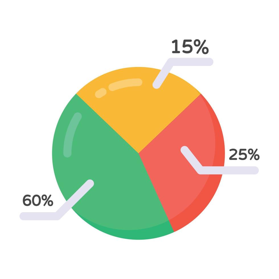 Multi level chart flat style icon, editable vector