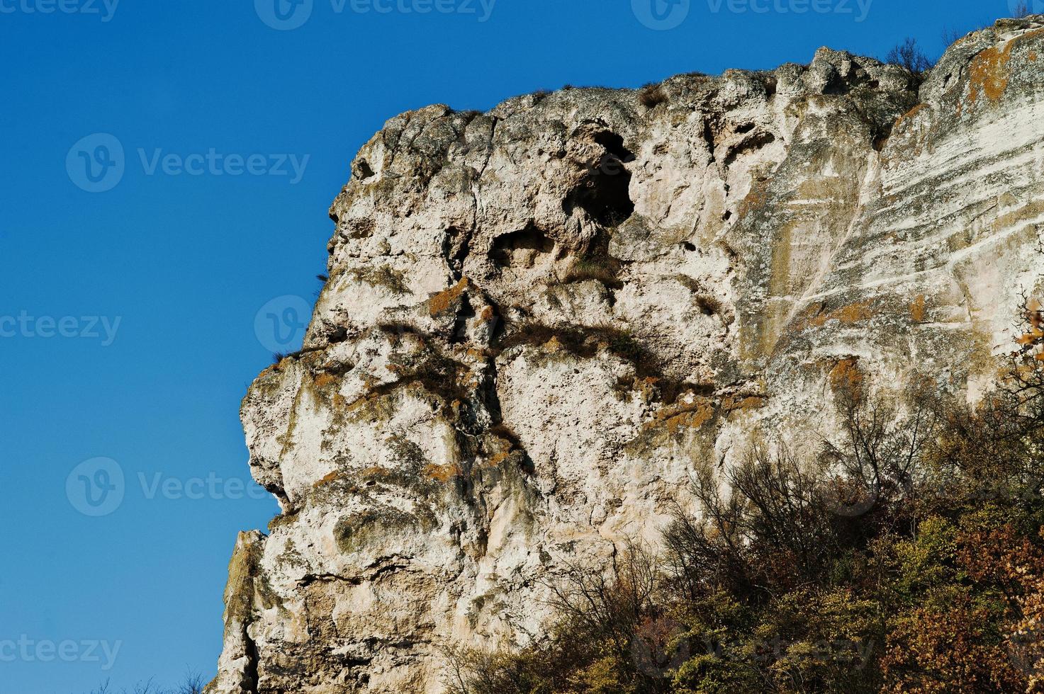 High hill background blue sky photo