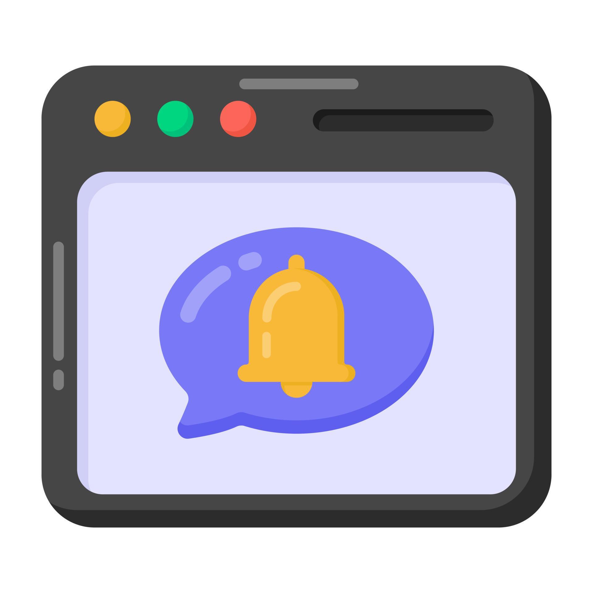 Website notification flat design icon 5971829 Vector Art at Vecteezy