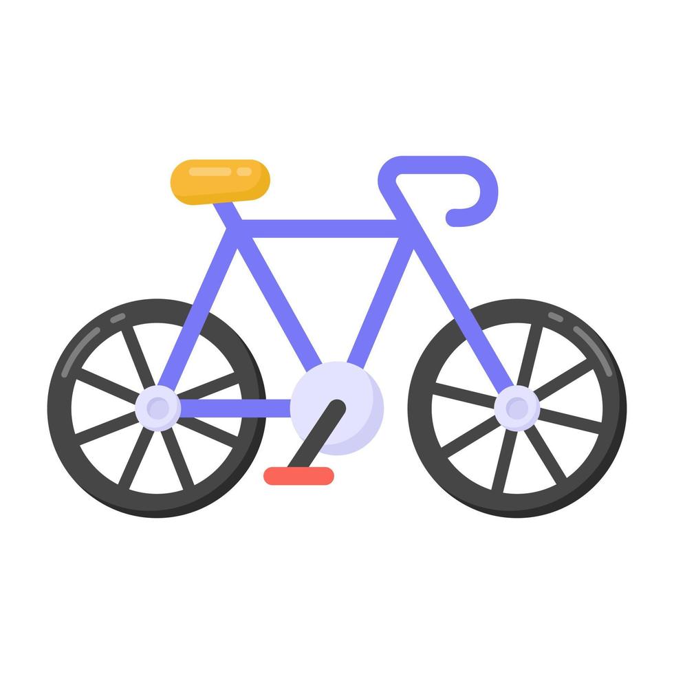 vector de diseño de icono de ciclismo de deportes olímpicos en estilo editable