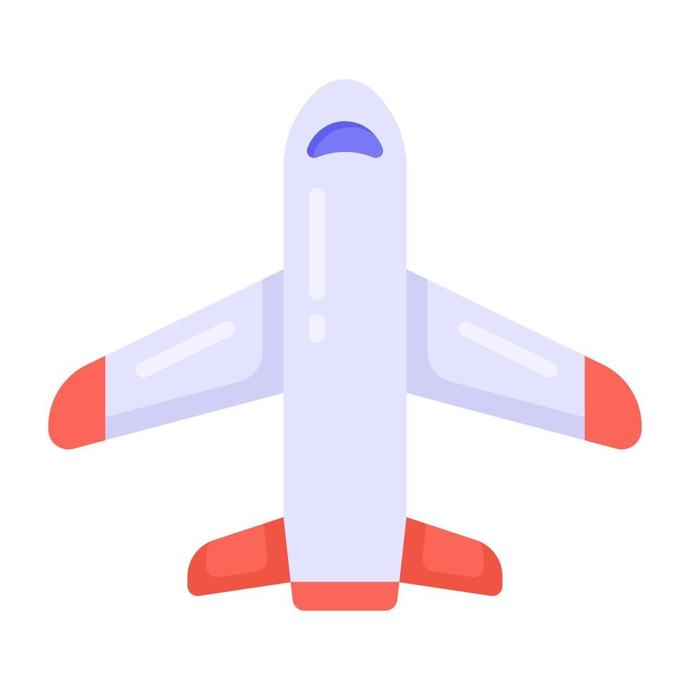 Airplane mode in flat style icon, editable vector