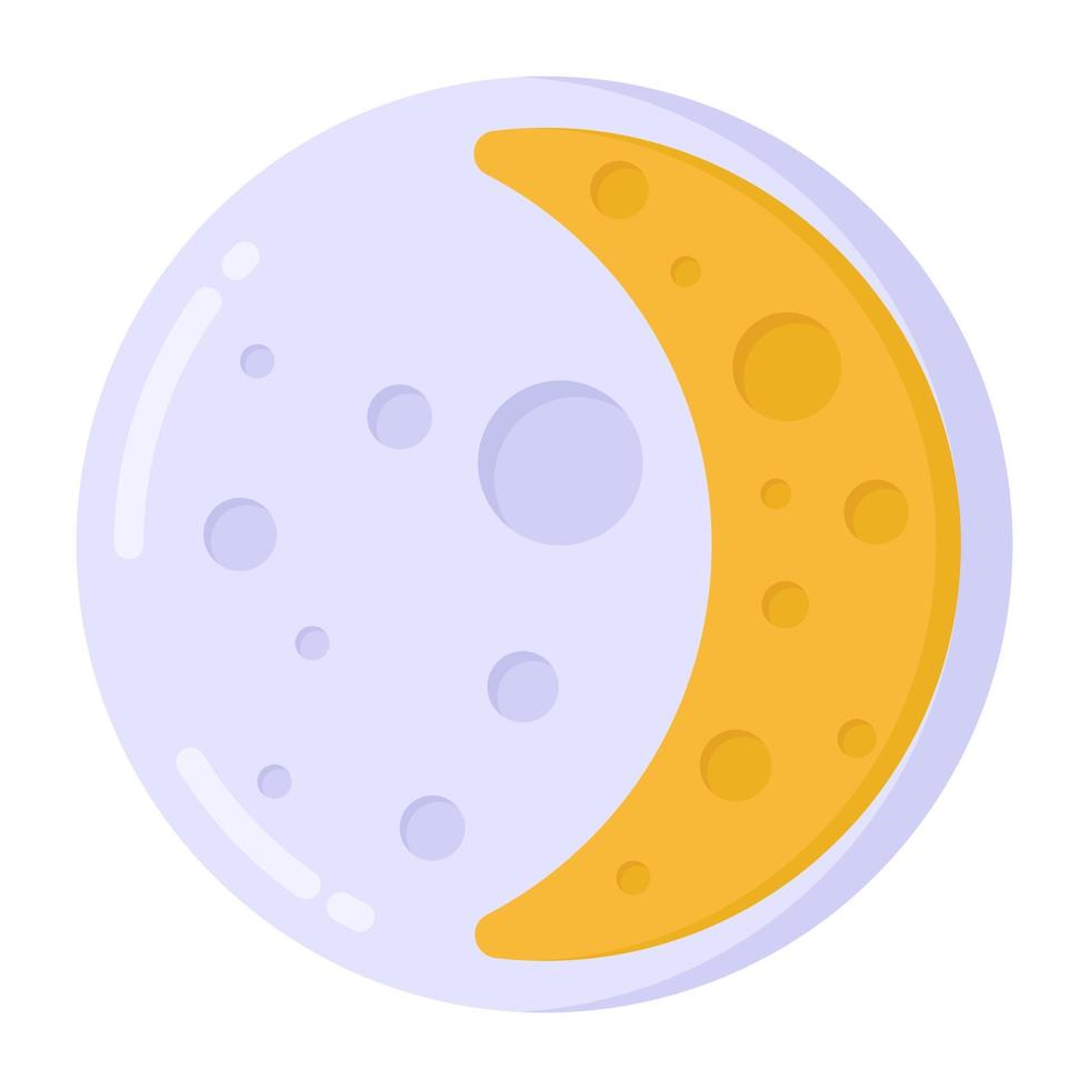Trendy vector design of full moon