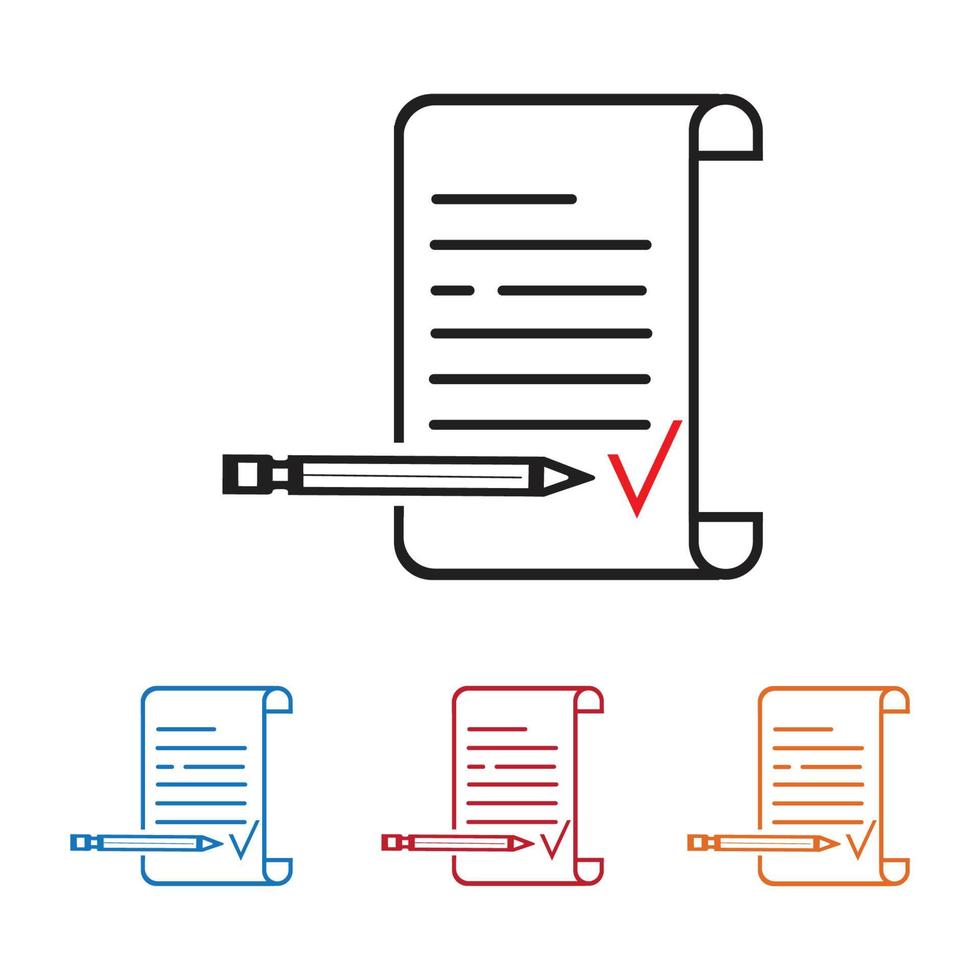 document vector icon