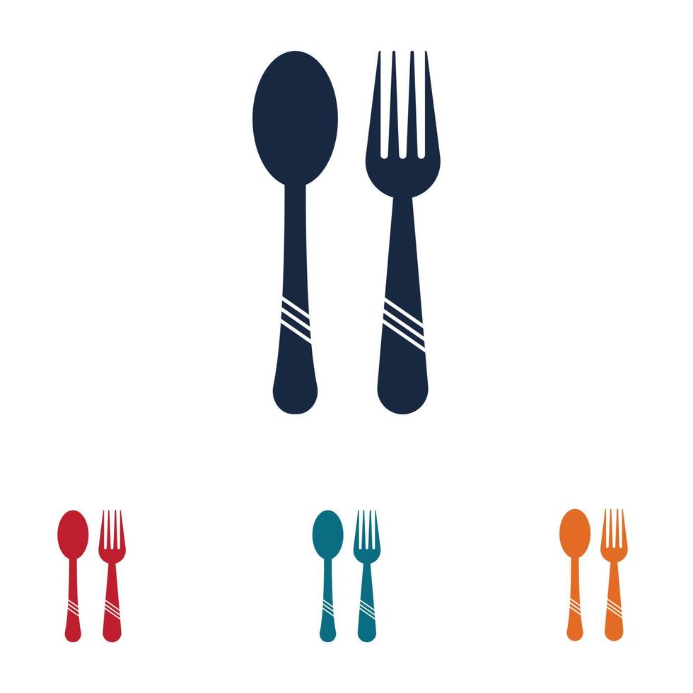 cutlery logo vector