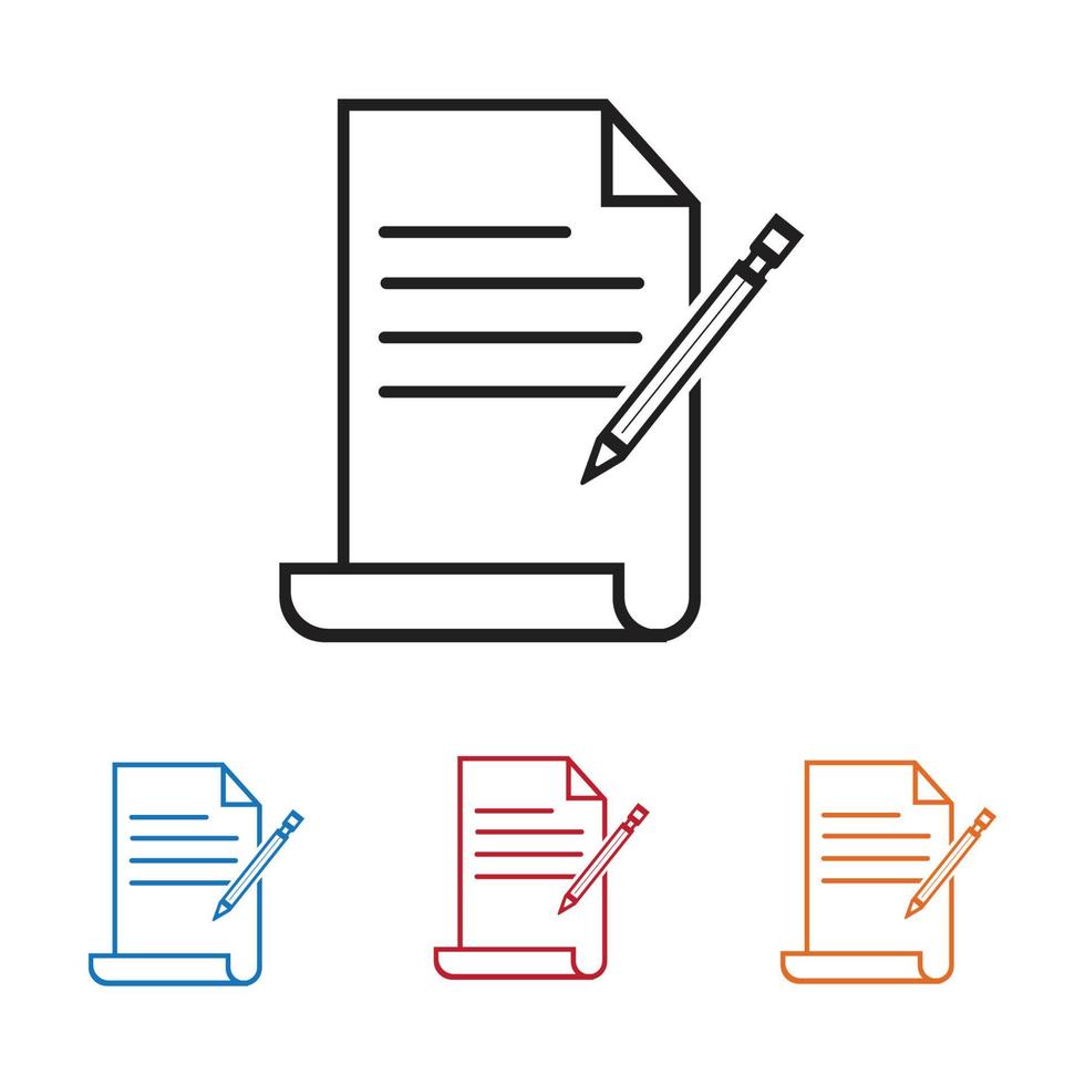 document vector icon