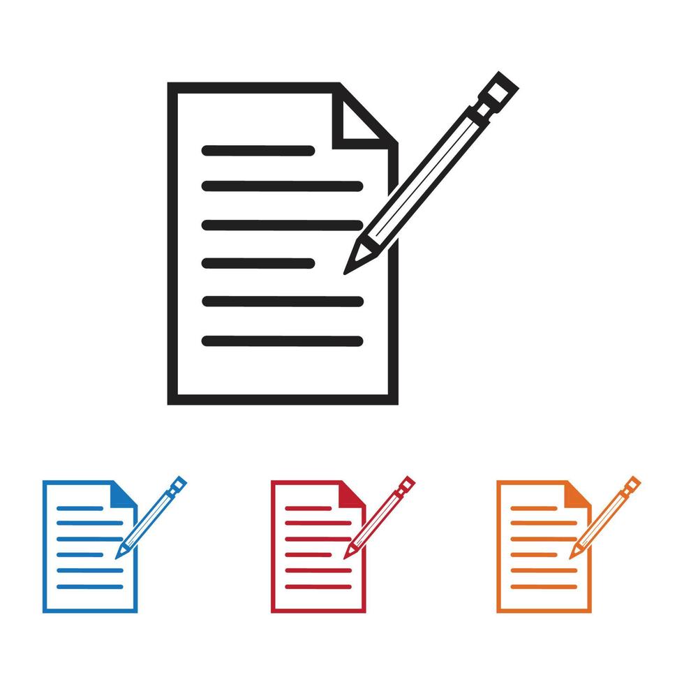 document vector icon