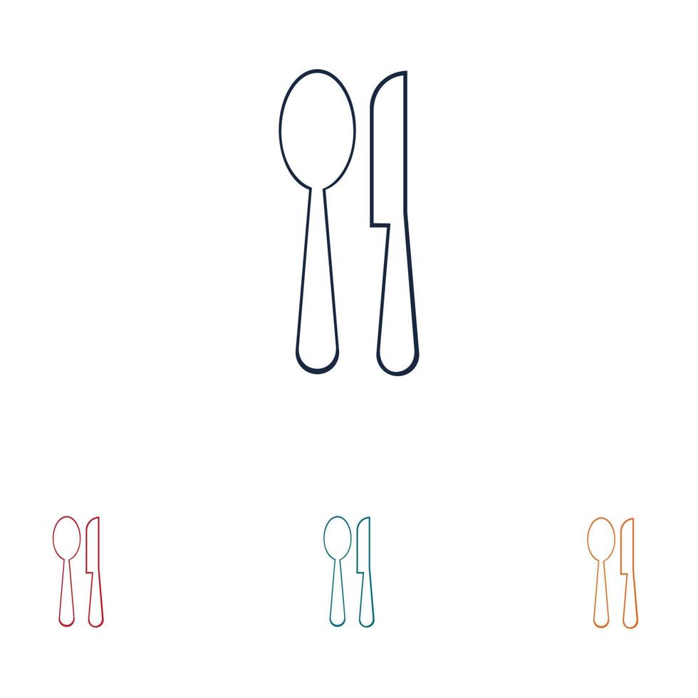 cutlery logo vector