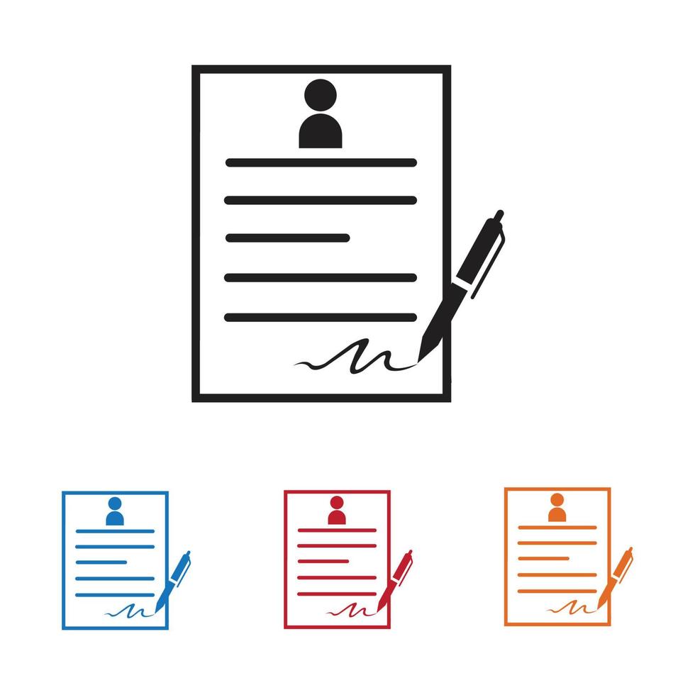 document vector icon